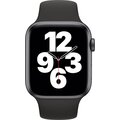 Apple Watch SE, 44mm, Space Gray, Black Sport Band_722649064