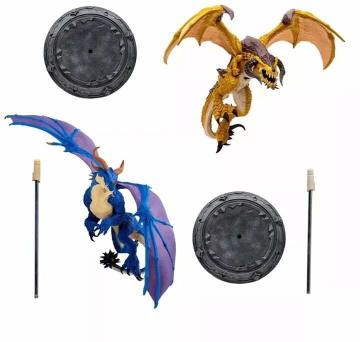 Figurka World of Warcraft - Blue Highland &amp; Bronze Proto-Drake_919942071
