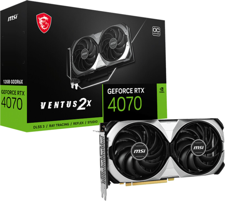 MSI GeForce RTX 4070 VENTUS 2X 12G OC, 12GB GDDR6X_1659445819
