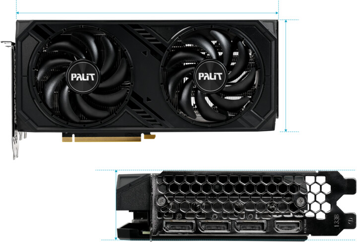 PALiT GeForce RTX 4070 Super Dual, 12GB GDDR6X_331360332