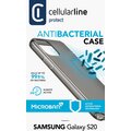 Cellularline ochranný kryt pro Samsung Galaxy S20, antimikrobiální, černá_1545070860