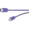 Belkin USB 2.0 USB-C to Micro B, 1,8m, fialový
