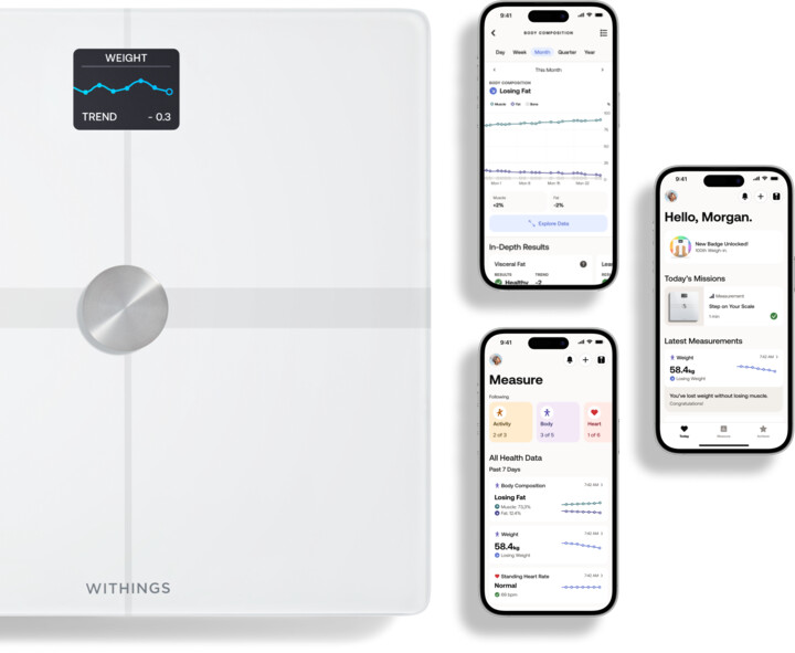 Withings Body Smart Advanced Body Composition Wi-Fi Scale - White_2021253264