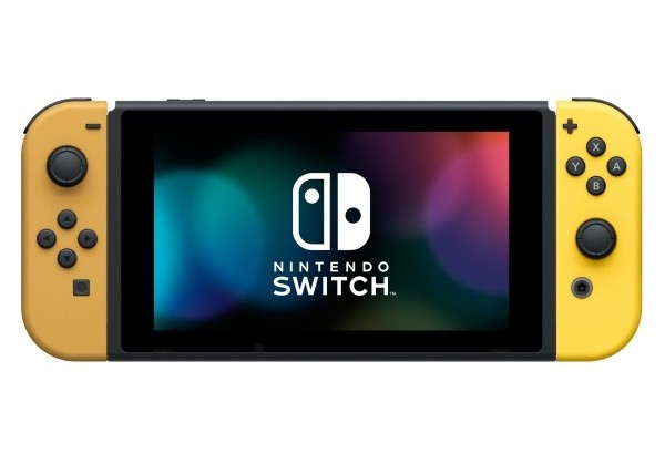 Nintendo Switch, černá/žlutá + Pokémon: Let&#39;s Go Pikachu + Poké Ball_1516207692