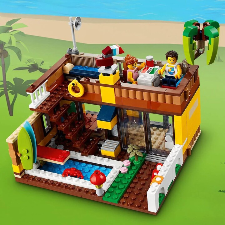 LEGO® Creator 3v1 31118 Surfařský dům na pláži