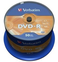 Verbatim DVD-R 4,7GB 16x, Matt Silver, Spindle 50ks_1068801313