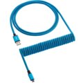 CableMod Classic Coiled Cable, micro USB/USB-A, 1,5m, Spectrum Blue_742255430