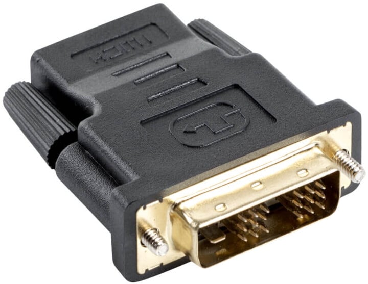 C-TECH adaptér HDMI - DVI, F/M, černá