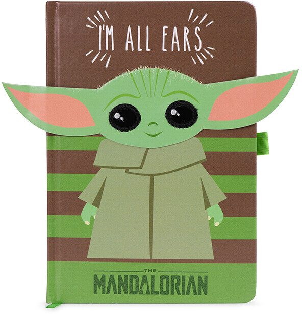 Zápisník The Mandalorian - I&#39;m All Ears Green, linkovaný, A5_1848780439