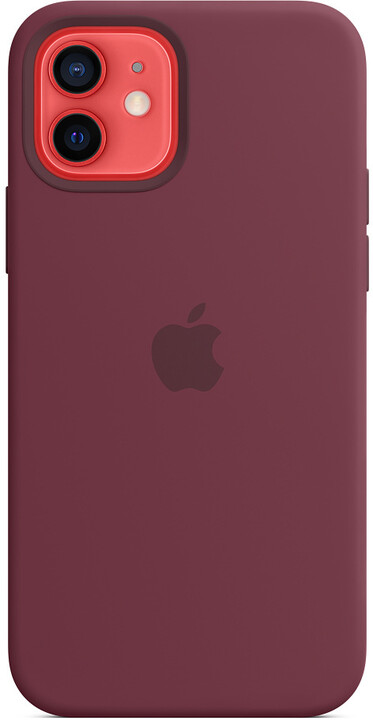 Apple silikonový kryt s MagSafe pro iPhone 12/12 Pro, vínová_688688864