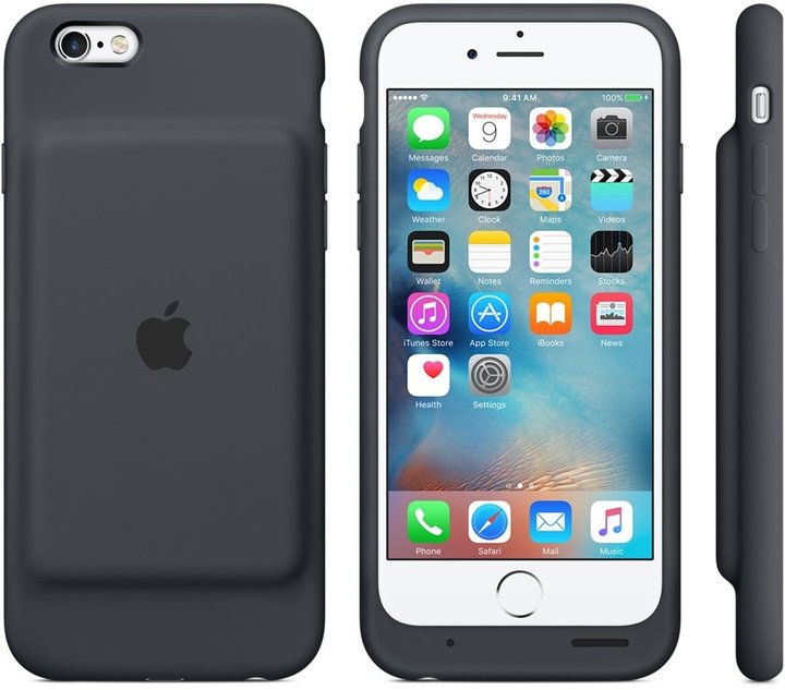 Apple iPhone 6 / 6s Smart Battery Case Charcoal Gray_1324265277