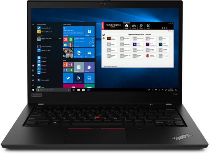 Lenovo ThinkPad P14s Gen 2 (AMD), černá_447648907