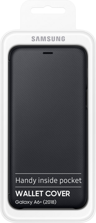 Samsung A6+ flipové pouzdro, černá_1675224884