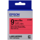 Epson LabelWorks LK-3RBP, páska pro tiskárny etiket, 9mm, 9m, černo-červená_1451304894