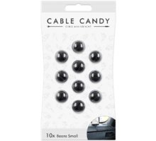 Cable Candy kabelový organizér Small Beans, 10 ks, černá