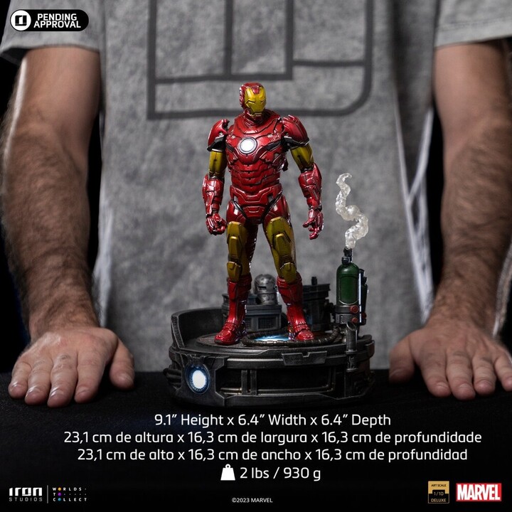 Figurka Iron Studios Marvel Comics: Iron Man Unleashed Deluxe, Art Scale 1/10_2032434695