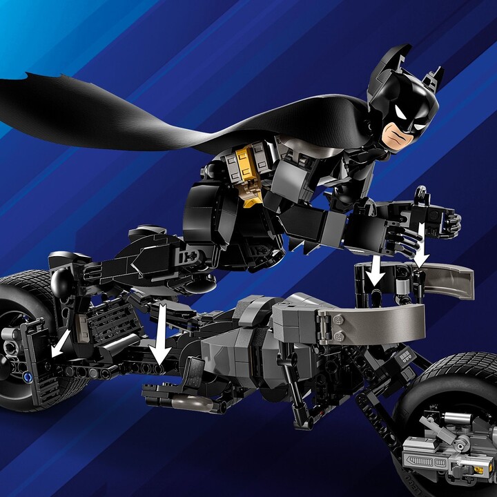 LEGO® DC Batman™ 76273 Sestavitelná figurka: Batman™ a motorka Bat-Pod_1131552318