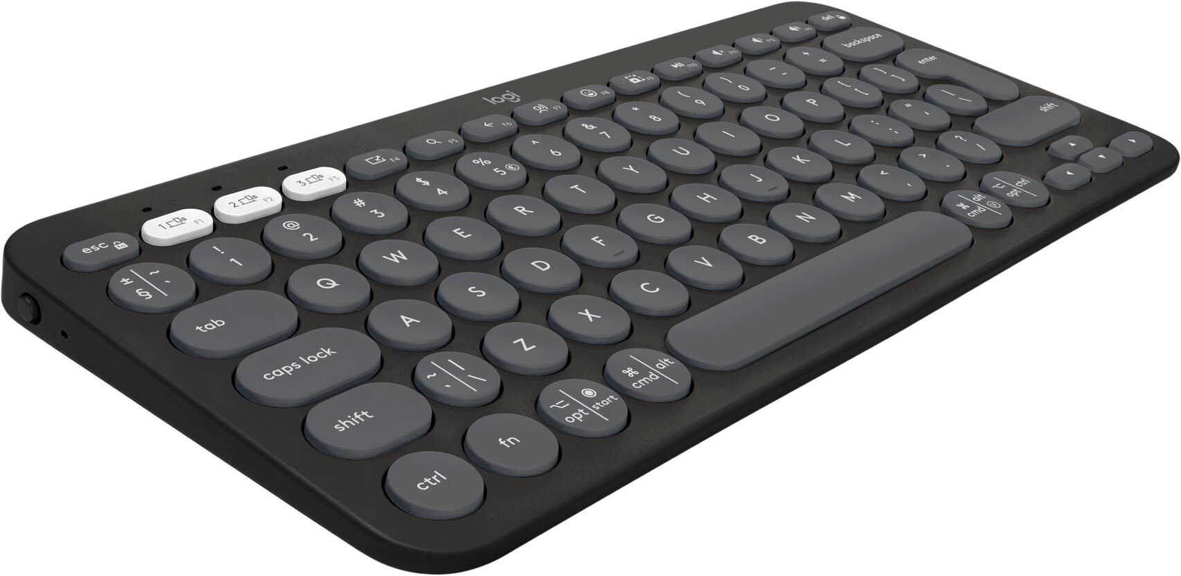 Logitech Pebble Keyboard 2 K380s, šedá