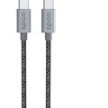 EPICO kabel USB-C, opletený, 240W, 2m, šedá_2048459400
