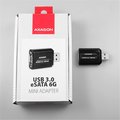 AXAGON USB3.0 - eSATA 6G MINI adaptér, stříbrný_340594654
