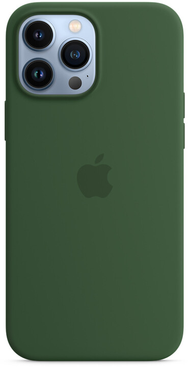 Apple silikonový kryt s MagSafe pro iPhone 13 Pro Max, jetelově zelená_1153417601