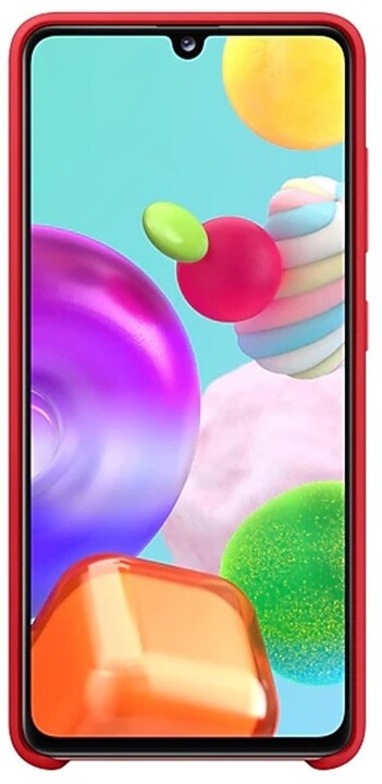 Samsung silikonový kryt pro Galaxy A41, červená_449148668
