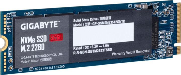 GIGABYTE SSD, M.2 - 512GB