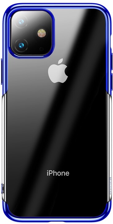 BASEUS Shining Series gelový ochranný kryt pro Apple iPhone 11, modrá_1593251017