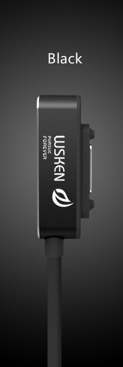 WSKEN magnetický nabíjecí kabel pro Sony 1m, černý kovové koncovky_750840164