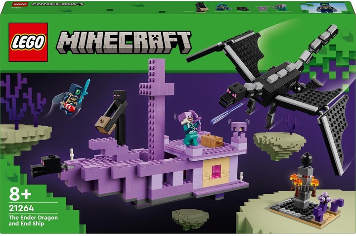 LEGO® Minecraft® 21264 Drak z Enderu a loď z Endu_557061035