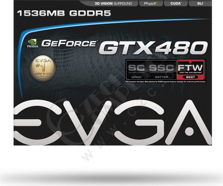 EVGA GeForce GTX 480 Hydro Copper FTW 1.5GB, PCI-E_947394267