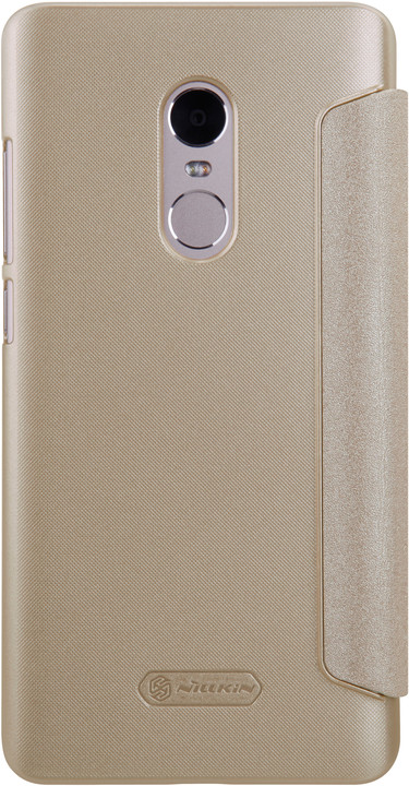 Nillkin Sparkle Leather Case pro Xiaomi Redmi Note 4, zlatá_1954816020