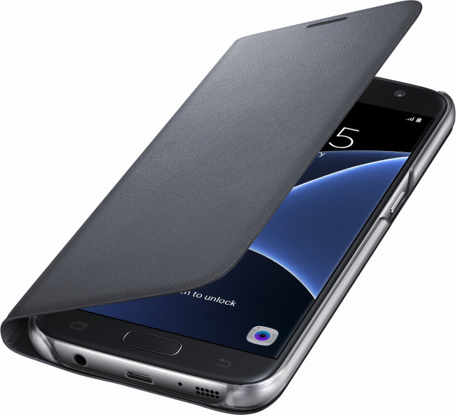 Samsung EF-NG930PB LED View Cover Galaxy S7, Black_1315937718
