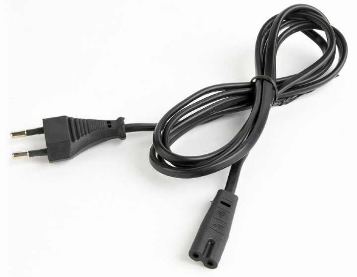 Gembird CABLEXPERT kabel síťový 1,8m VDE 220/230V napájecí 2 pin