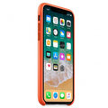 Apple kožený kryt na iPhone X, jasně oranžová_275286893