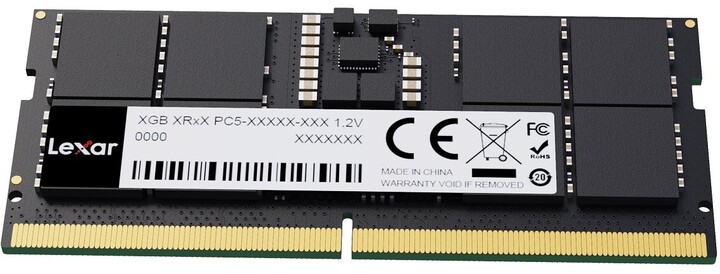 Lexar 16GB DDR5 4800 CL40 SO-DIMM - blister balení_155038008