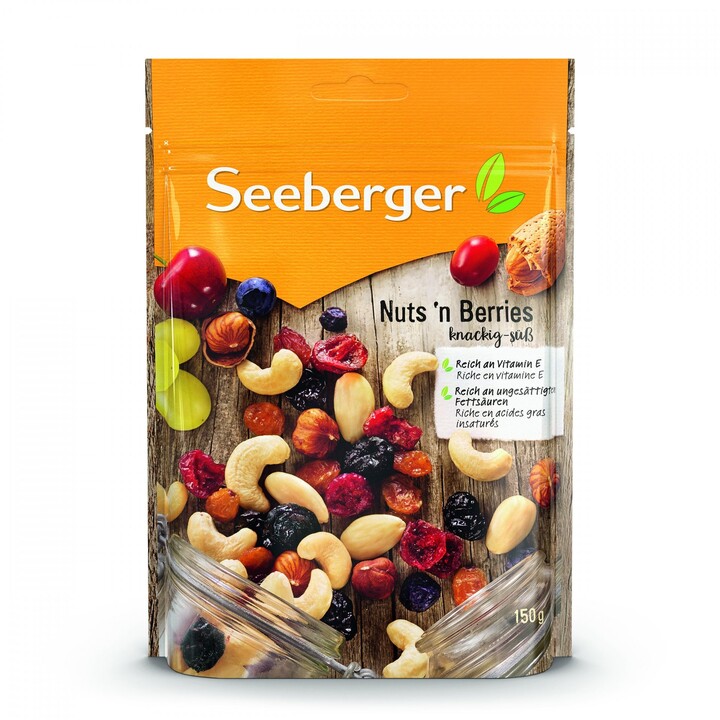 Seeberger ořechy - směs ořechů a sušeného ovoce, 150g_598041334