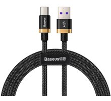 Baseus kabel pro rychlonabíjení a přenos dat HW USB Type-C 40W 1m, zlato/černá_205409499