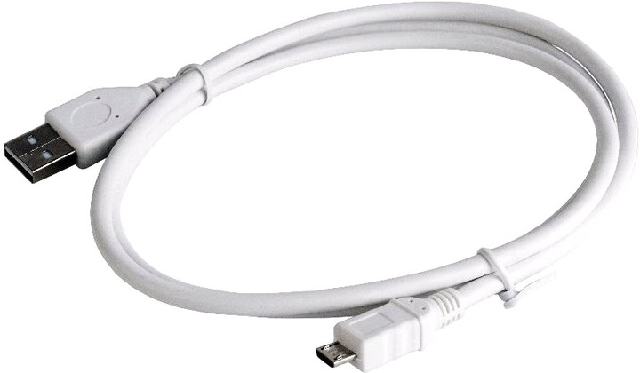 Gembird CABLEXPERT kabel USB A Male/Micro B Male 2.0, 1,8m, High Quality, bílá_1709690161