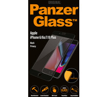 PanzerGlass Premium Privacy pro Apple iPhone 6/6s/7/8 Plus, černé_1425186532