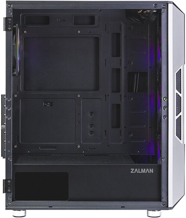 Zalman I3 Neo, 4x 120mm RGB, tvrzené sklo, černá_821866869