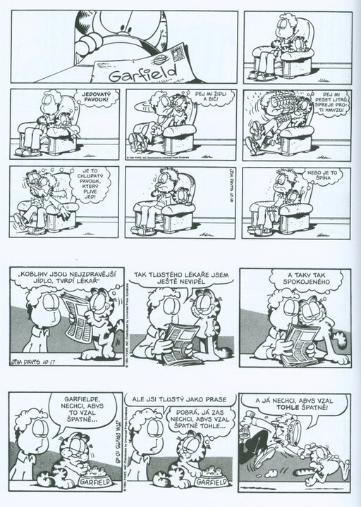 Komiks Garfield drží tlustou linii, 27.díl