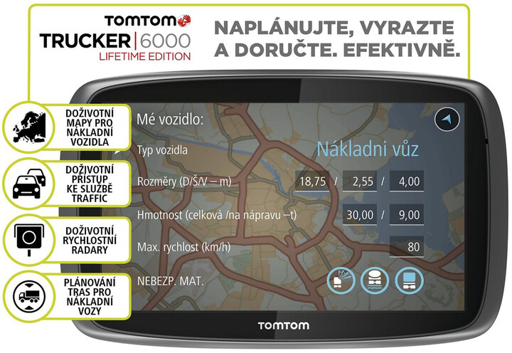 TOMTOM TRUCKER 6000, Lifetime mapy, doživotní Traffic služby_1755598109