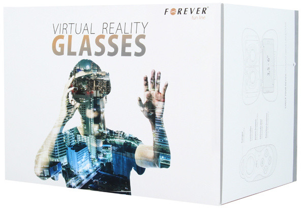 Forever VRB-100 3D brýle s ovladačem, bílá_2011732167