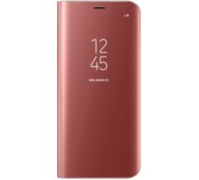 Samsung S8 Flipové pouzdro Clear View se stojánkem, růžová_733340297