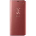 Samsung S8 Flipové pouzdro Clear View se stojánkem, růžová