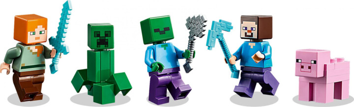 Extra výhodný balíček LEGO® Minecraft® - Kreativní box 21161, Podivný les 21168 a Králičí ranč 21181_90760592