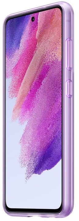 Samsung poloprůhledný zadní kryt s poutkem pro Galaxy S21 FE, fialová_1237905608