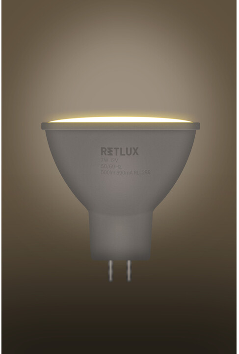 Retlux žárovka RLL 420, LED, GU5.3, 7W, teplá bílá_681952441