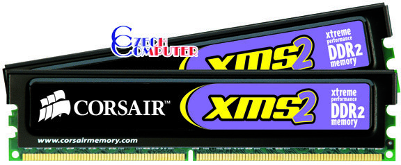 Corsair XMS2 2GB (2x1GB) DDR2 800 (Twin2X2048-6400C4)_24867185
